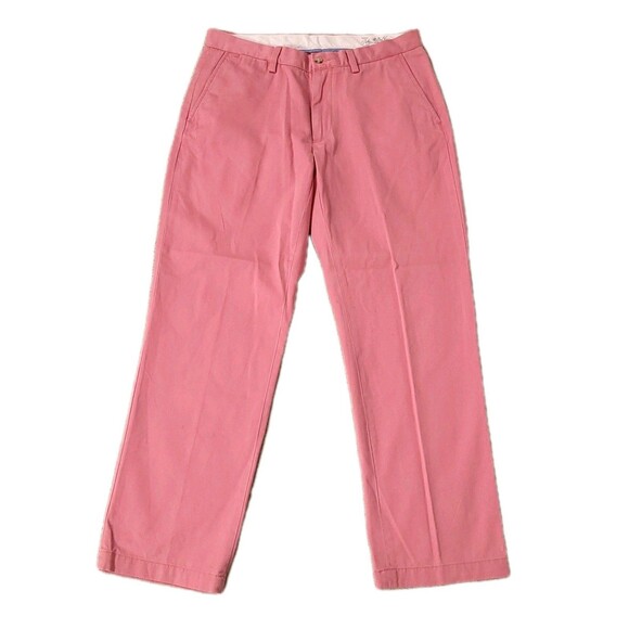 Polo Ralph Lauren Pants Mens 32x30 (32×29) Pink Classic Fit Flat Front Chino - Picture 1 of 15